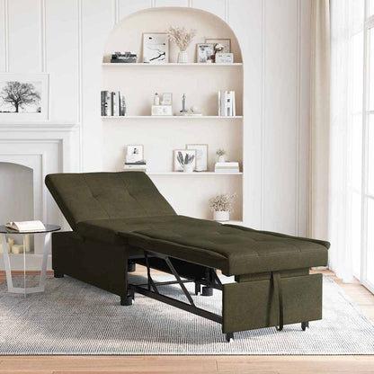 Divano letto Verde militare 194 x 67 x 82 cm Tessuto Huahua