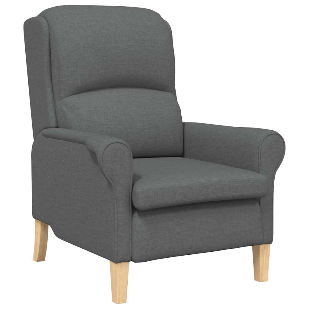 poltrona Grigio scuro 76 x 94 x 102 cm Tessuto