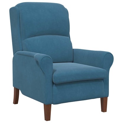 poltrona Blu 76 x 94 x 102 cm Velluto