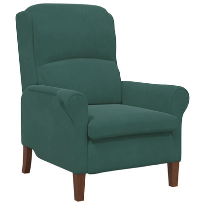 poltrona Verde scuro 76 x 94 x 102 cm Velluto