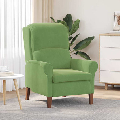 poltrona Verde chiaro 76 x 94 x 102 cm Velluto