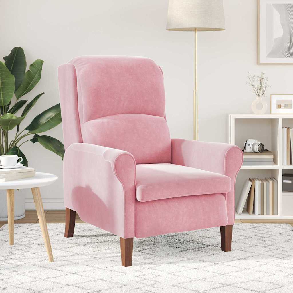 poltrona Rosa 76 x 94 x 102 cm Velluto