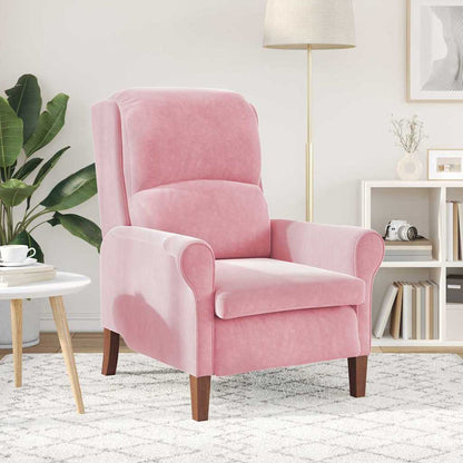 poltrona Rosa 76 x 94 x 102 cm Velluto