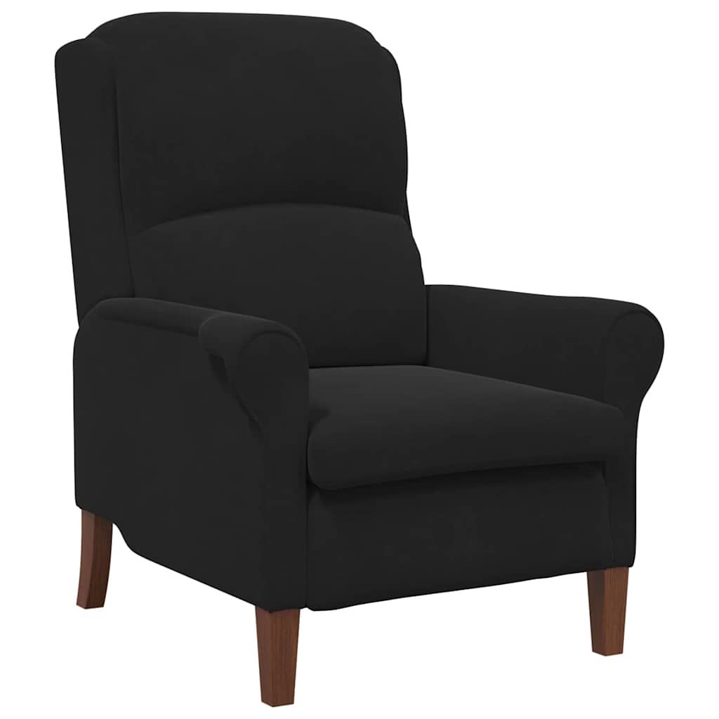 poltrona Nero 76 x 94 x 102 cm Velluto