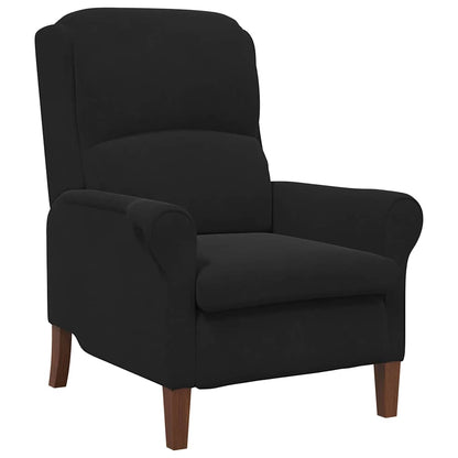 poltrona Nero 76 x 94 x 102 cm Velluto