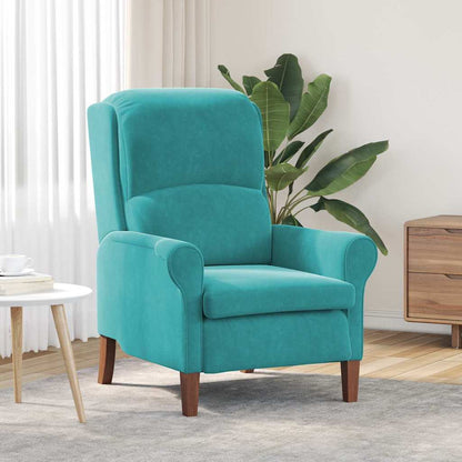 poltrona Turchese 76 x 94 x 102 cm Velluto