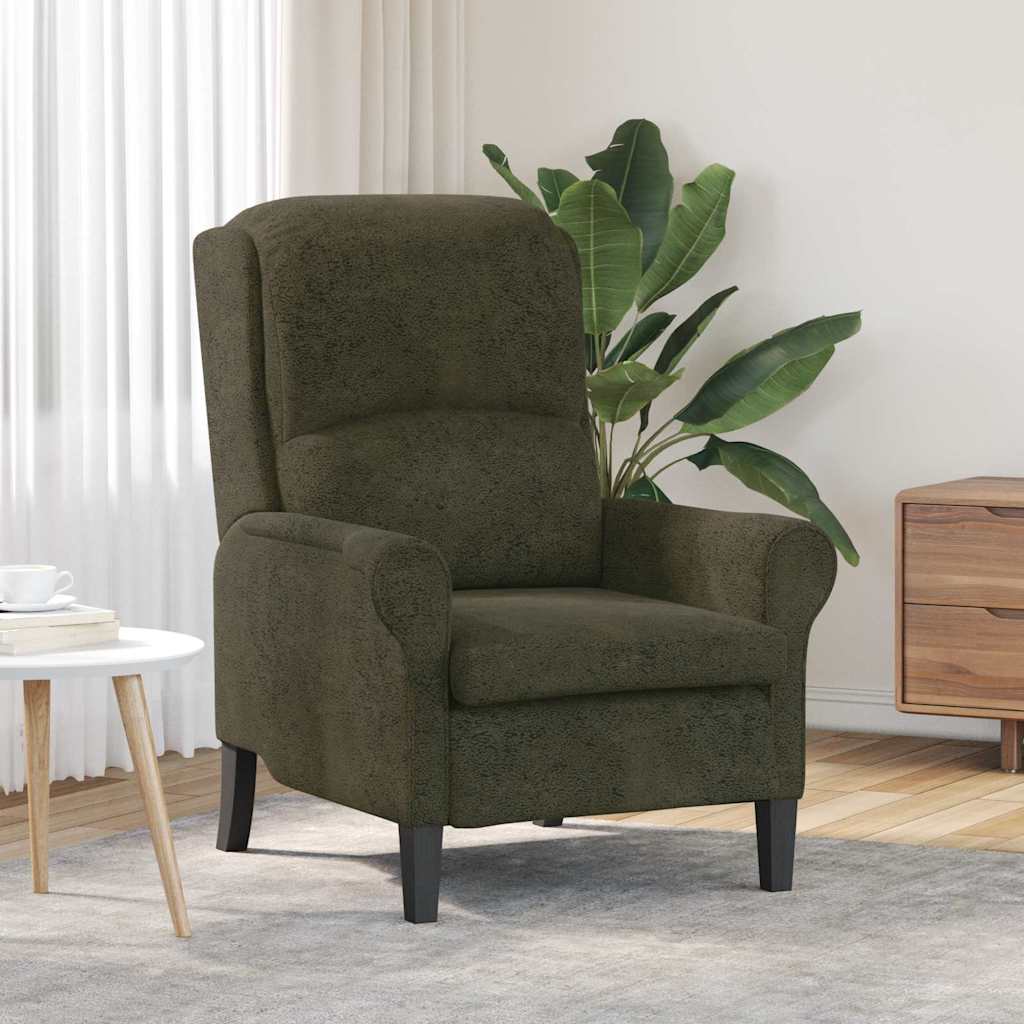 poltrona Verde militare 76 x 94 x 102 cm Pelle Sintetica