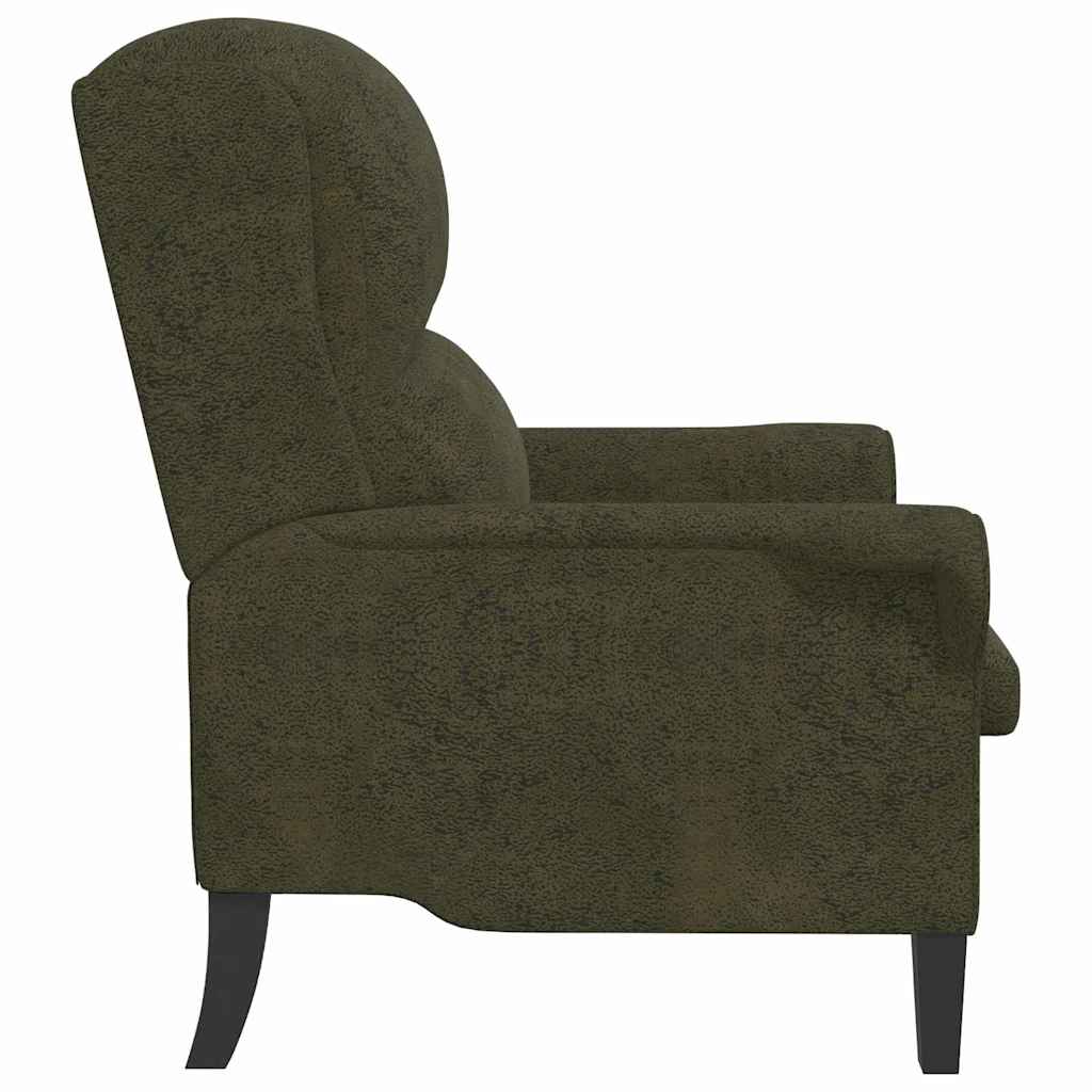 poltrona Verde militare 76 x 94 x 102 cm Pelle Sintetica