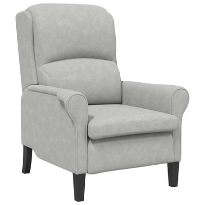 poltrona Grigio chiaro 76 x 94 x 102 cm Microfibra