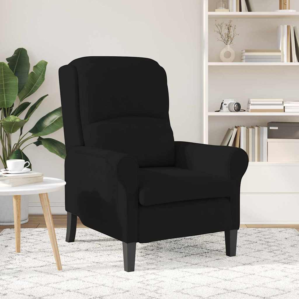 poltrona Nero 76 x 94 x 102 cm Microfibra