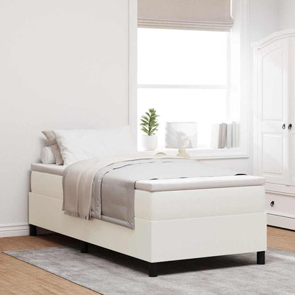 Struttura letto piattaforma Crema 80 x 200 cm Tessuto in Cords