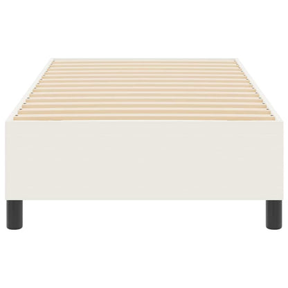 Struttura letto piattaforma Crema 80 x 200 cm Tessuto in Cords