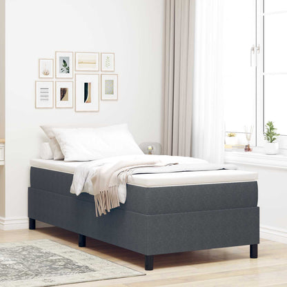 Struttura letto piattaforma Grigio scuro 90 x 190 cm