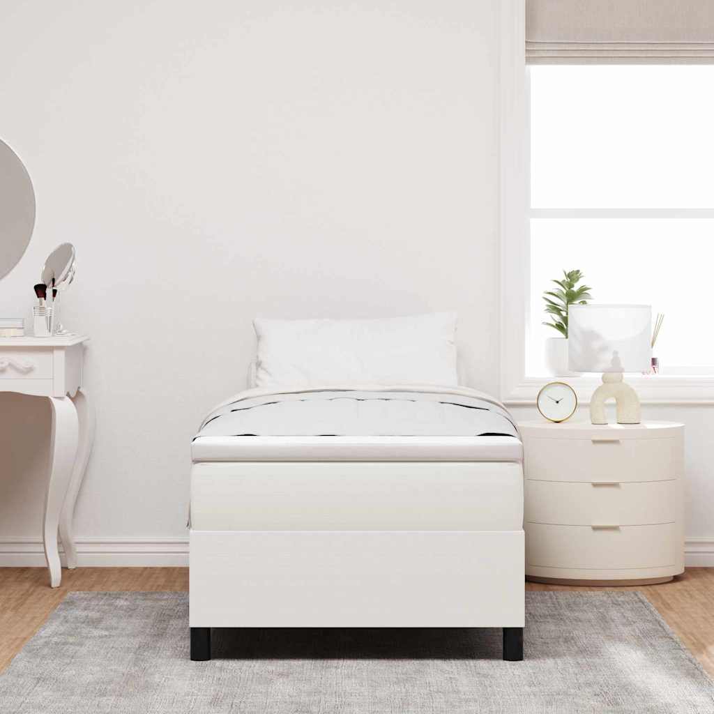 Struttura letto piattaforma Crema 90 x 190 cm Tessuto in Cords