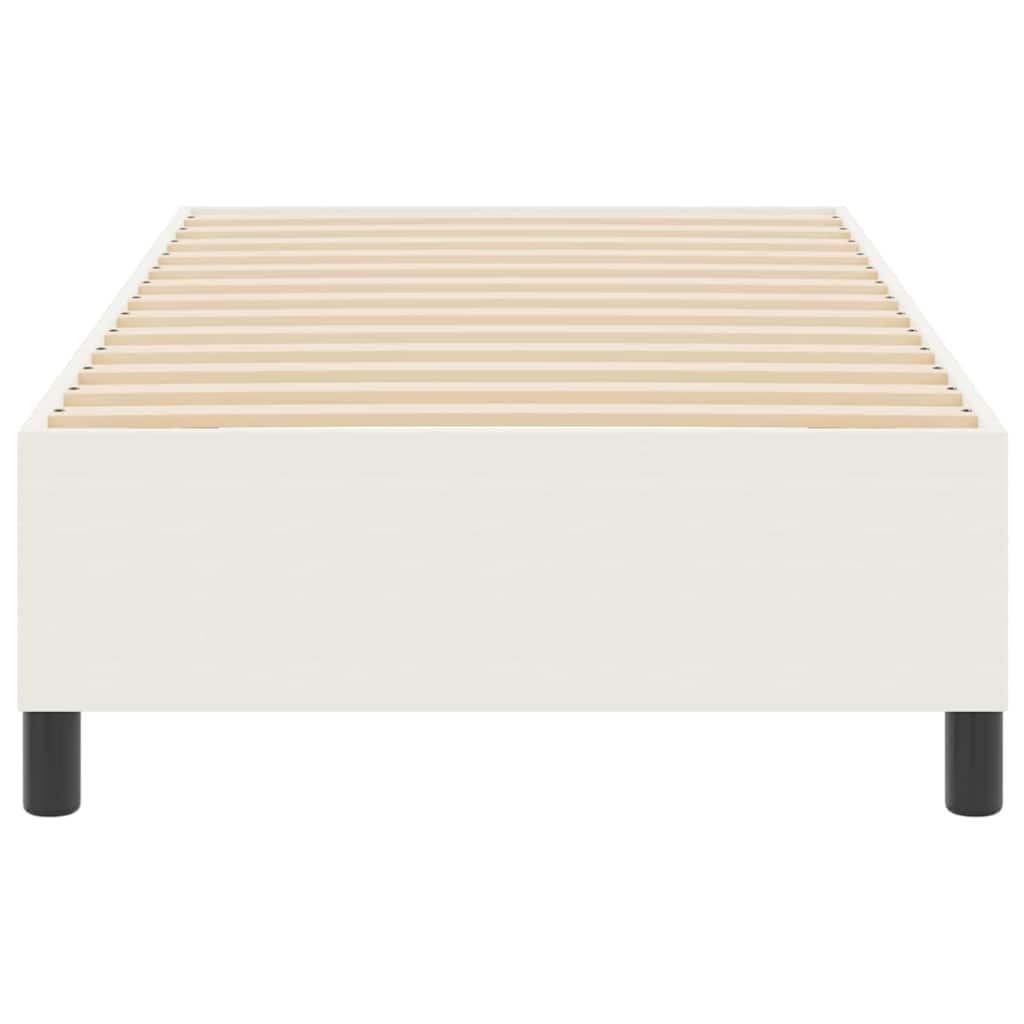 Struttura letto piattaforma Crema 90 x 190 cm Tessuto in Cords