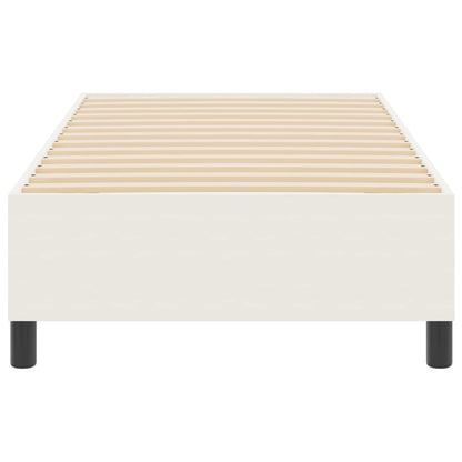 Struttura letto piattaforma Crema 90 x 200 cm Tessuto in Cords