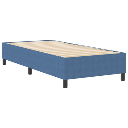 Struttura letto piattaforma Blu 90 x 200 cm Tessuto in Cords
