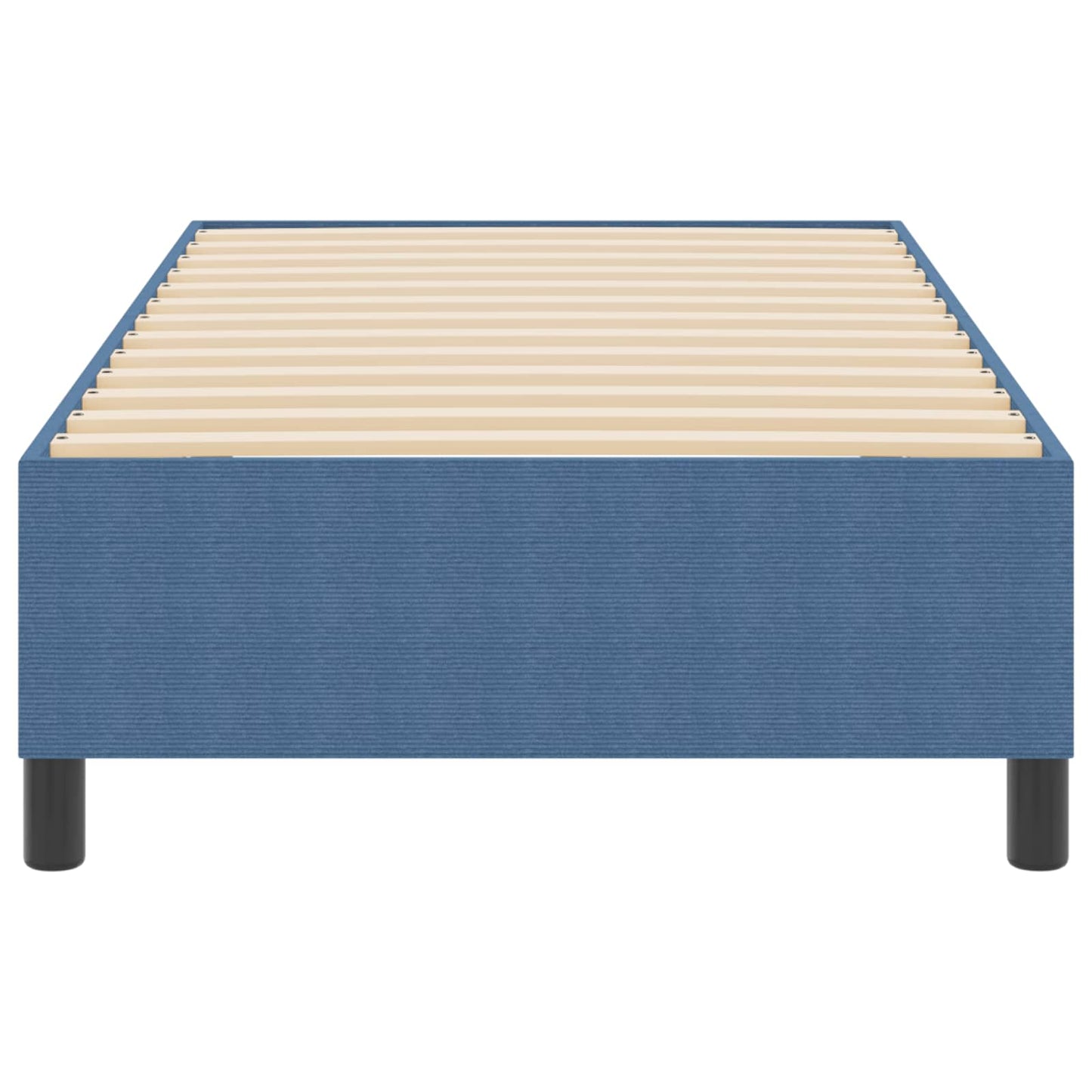 Struttura letto piattaforma Blu 90 x 200 cm Tessuto in Cords