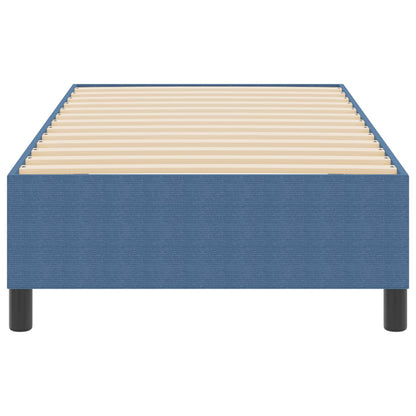 Struttura letto piattaforma Blu 90 x 200 cm Tessuto in Cords
