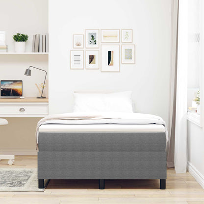 Struttura letto piattaforma Grigio chiaro 120 x 190 cm