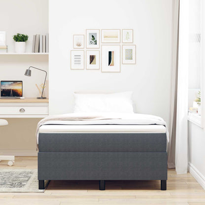 Struttura letto piattaforma Grigio scuro 120 x 190 cm