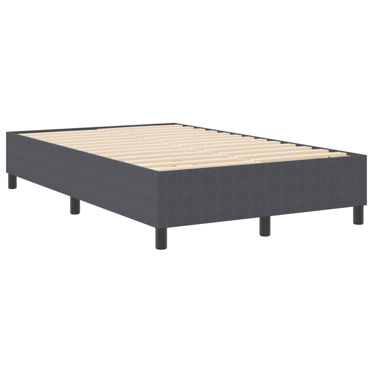 Struttura letto piattaforma Grigio scuro 120 x 190 cm