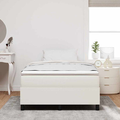 Struttura letto piattaforma Crema 120 x 190 cm Tessuto in Cords