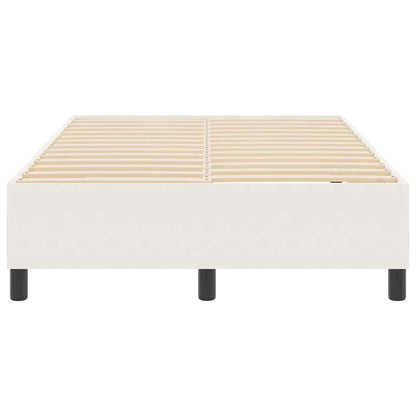 Struttura letto piattaforma Crema 120 x 190 cm Tessuto in Cords