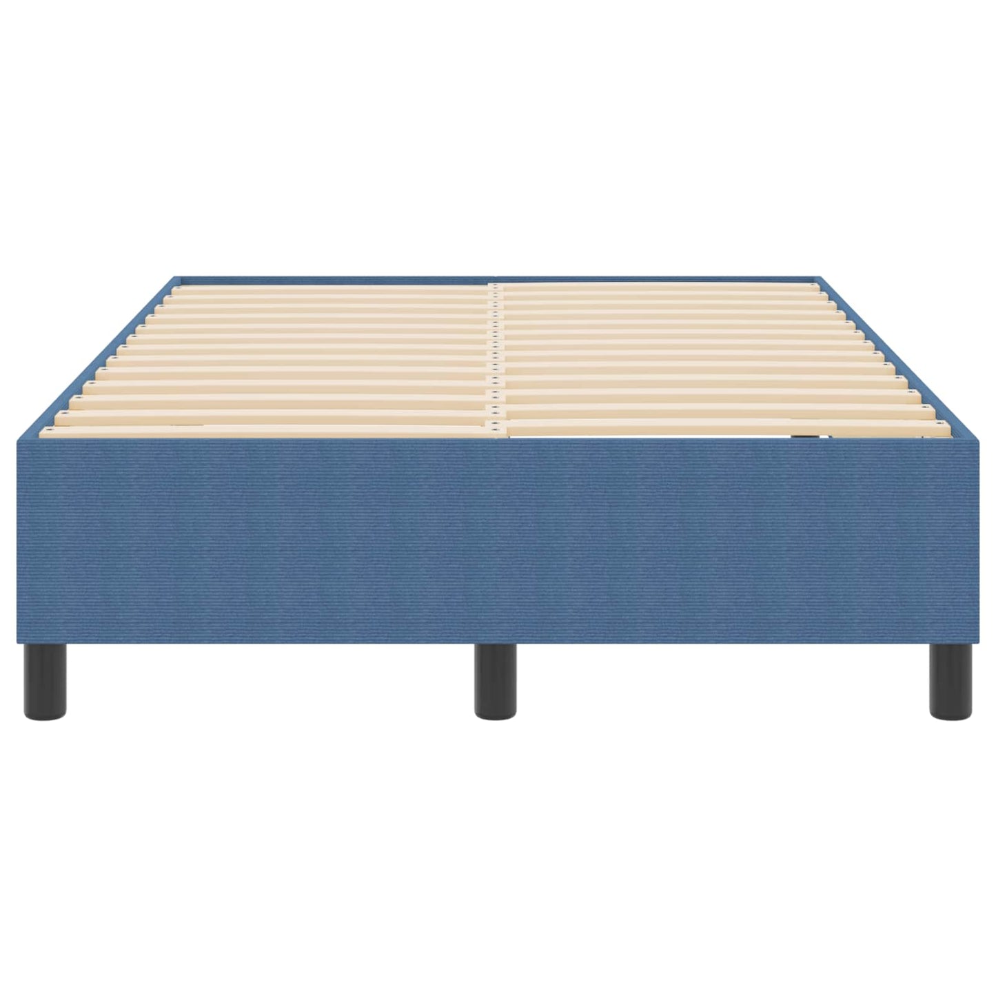 Struttura letto piattaforma Blu 120 x 190 cm Tessuto in Cords