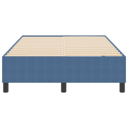 Struttura letto piattaforma Blu 120 x 190 cm Tessuto in Cords