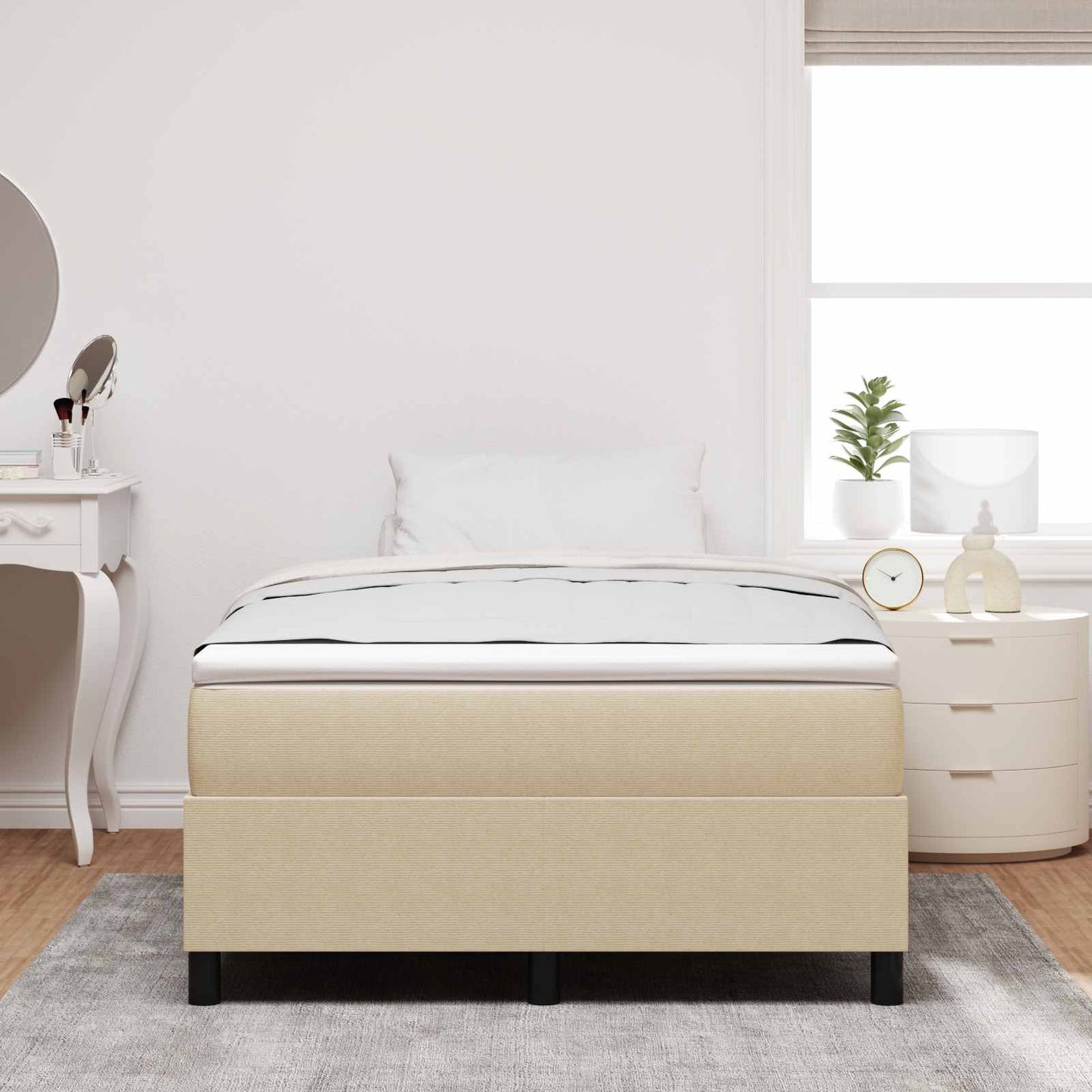 Struttura letto piattaforma Grigio Verde 120 x 190 cm