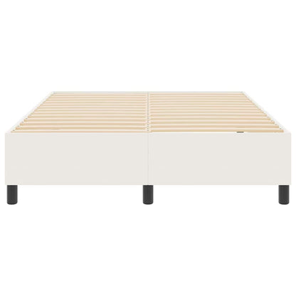 Struttura letto piattaforma Crema 140 x 190 cm Tessuto in Cords