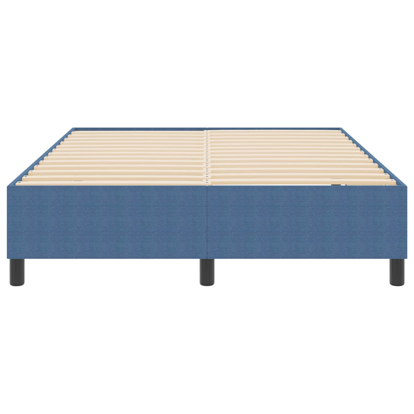 Struttura letto piattaforma Blu 140 x 190 cm Tessuto in Cords