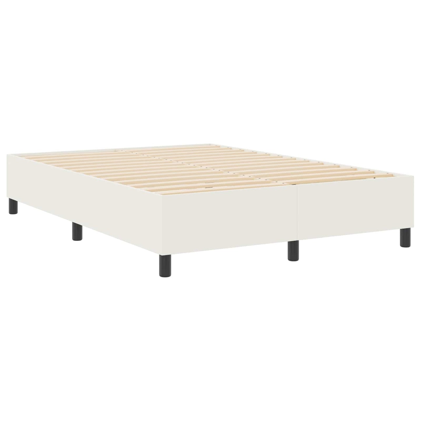 Struttura letto piattaforma Crema 140 x 200 cm Tessuto in Cords