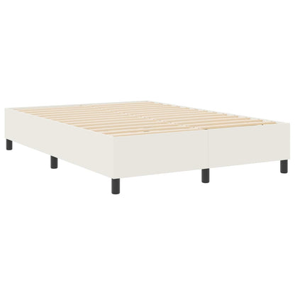 Struttura letto piattaforma Crema 140 x 200 cm Tessuto in Cords
