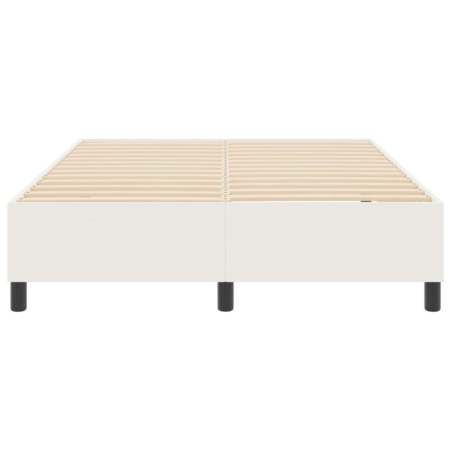 Struttura letto piattaforma Crema 140 x 200 cm Tessuto in Cords