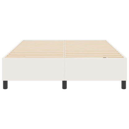 Struttura letto piattaforma Crema 140 x 200 cm Tessuto in Cords
