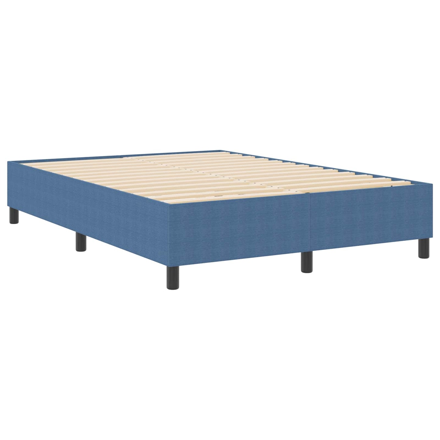Struttura letto piattaforma Blu 140 x 200 cm Tessuto in Cords