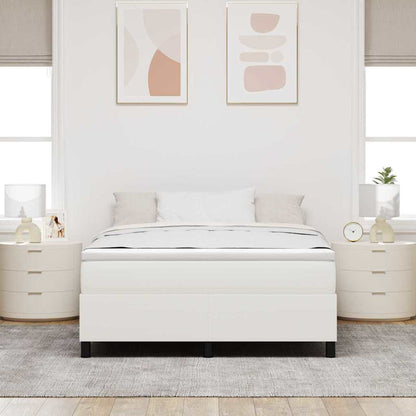 Struttura letto piattaforma Crema 160 x 200 cm Tessuto in Cords