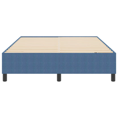 Struttura letto piattaforma Blu 160 x 200 cm Tessuto in Cords