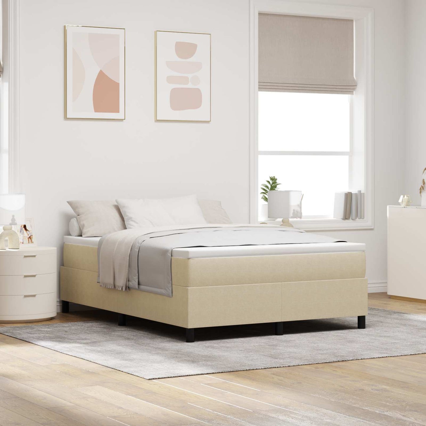 Struttura letto piattaforma Grigio Verde 160 x 200 cm