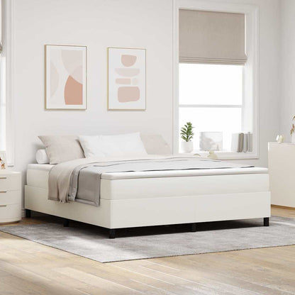 Struttura letto piattaforma Crema 180 x 200 cm Tessuto in Cords
