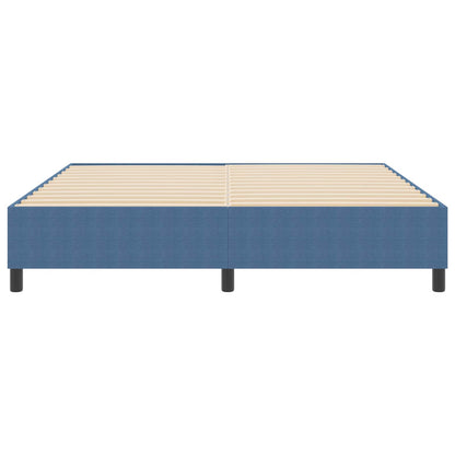 Struttura letto piattaforma Blu 180 x 200 cm Tessuto in Cords