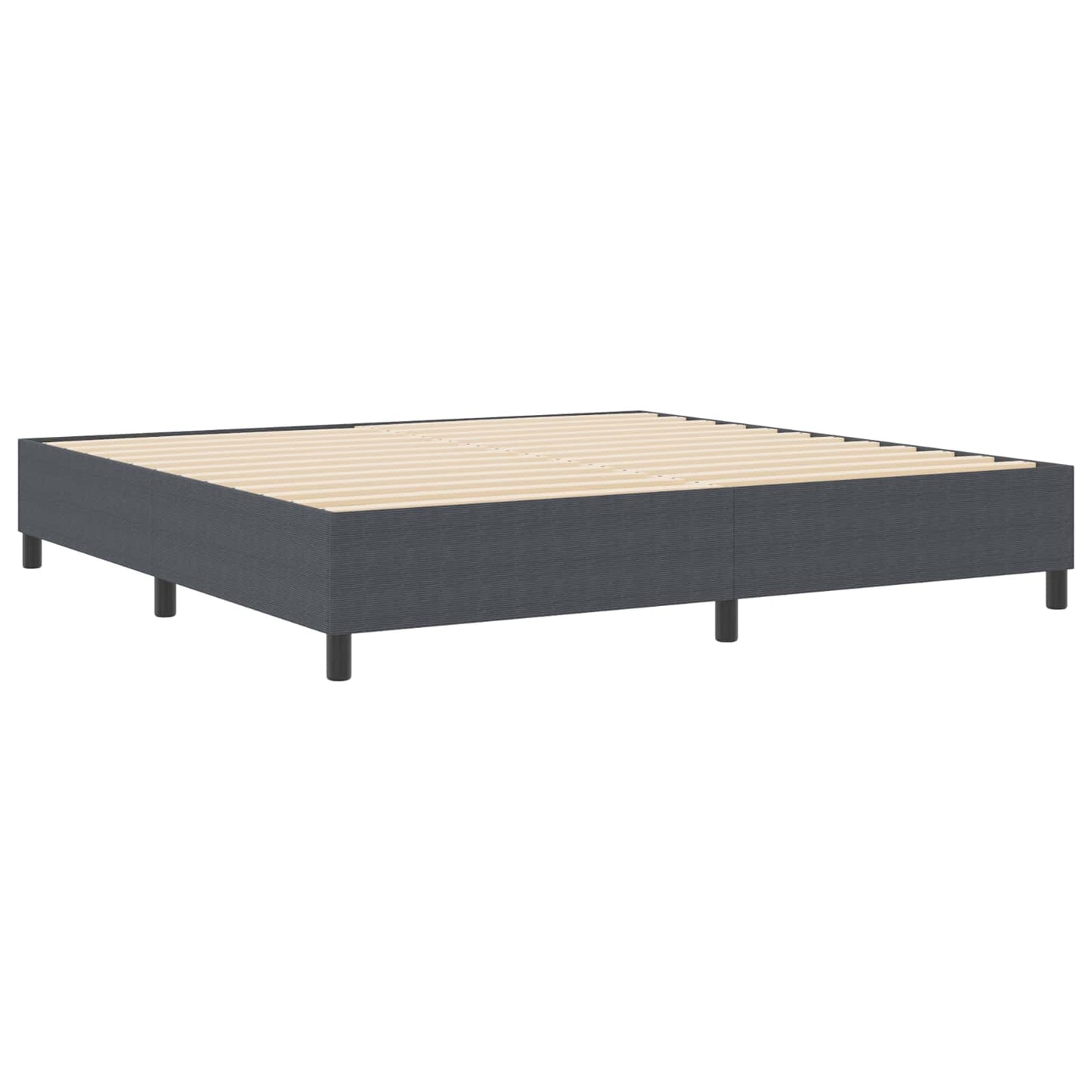Struttura letto piattaforma Grigio scuro 200 x 200 cm