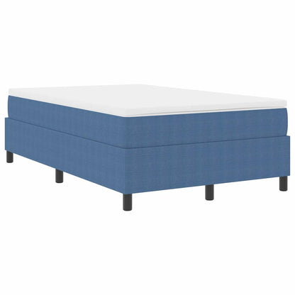 Letto a molle Blu e Bianco 120 x 190 cm Tessuto in Cords