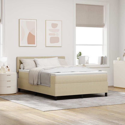 Letto a Sorgente LED Grigio chiaro e bianco 160 x 200 cm