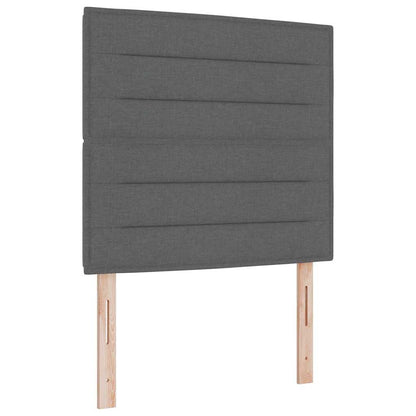 Testiera Grigio scuro 80 cm Tessuto