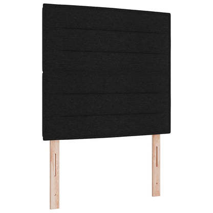 Testiera Nero 80 cm Tessuto