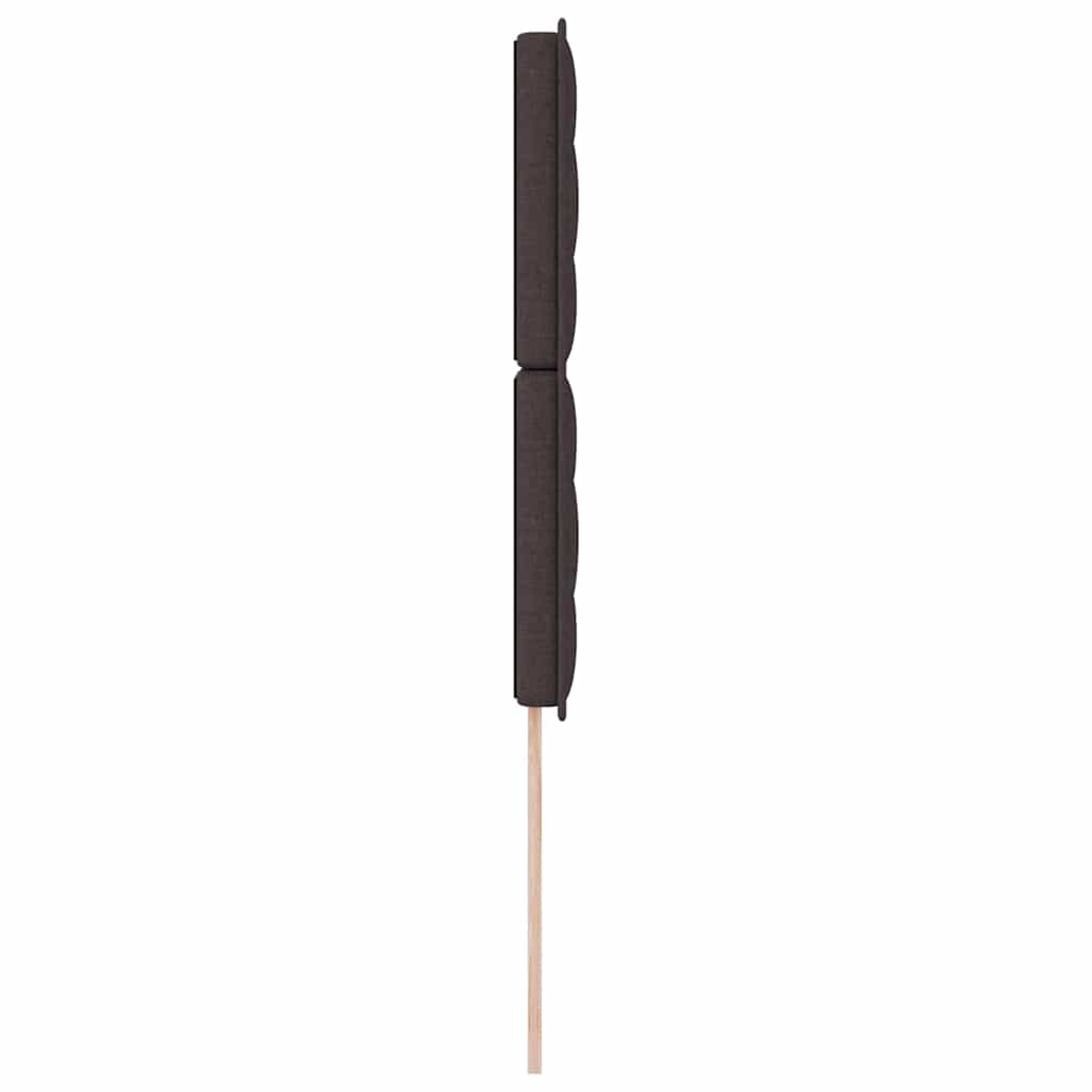 Testiera Marrone Scuro 80 cm Tessuto