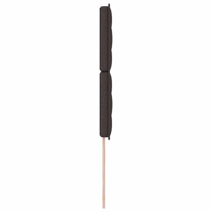 Testiera Marrone Scuro 80 cm Tessuto